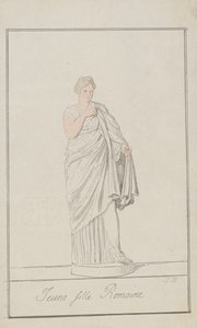 Jovem Romana de Thomas Rowlandson