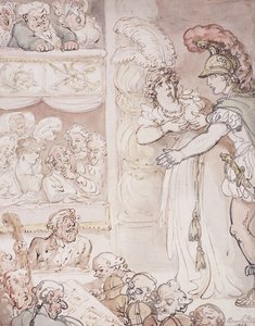 John Bull na ópera, 1803 de Thomas Rowlandson