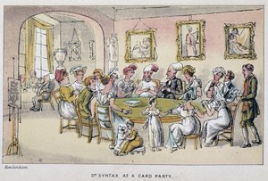 La docteur à une partie de cartes - in "Doctor Syntax