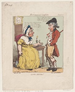 Tarde horas!, 1 de outubro de 1799., 1 de outubro de 1799. de Thomas Rowlandson