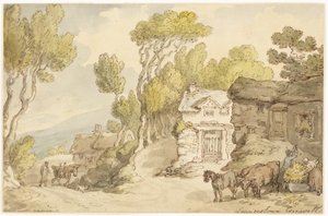 Lancetown Cornualha de Thomas Rowlandson