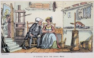 Le docteur avec une servante - em "Doctor Syntax
