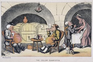 Le docteur dans un cellar ou un cave - in "Doctor Syntax
