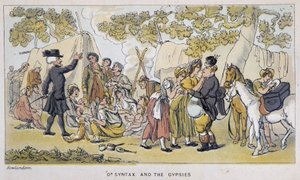 Le docteur et les Gypsies (ou Romanichels) - em "Doctor Syntax