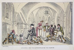 Le docteur à un repas des chasseurs - em "Doctor Syntax