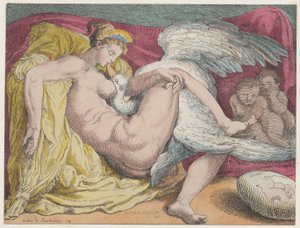 Leda e o Cisne, 1799., 1799. de Thomas Rowlandson