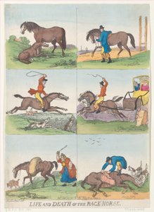 Vida e Morte do Cavalo de Corrida, 25 de setembro de 1811., 25 de setembro de 1811. de Thomas Rowlandson