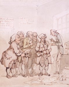 Empreiteiros de empréstimo, final do século 18 e início do século 19 de Thomas Rowlandson