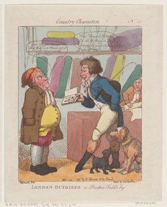London Outrider, ou Irmão Saddlebag, 10 de setembro de 1799., 10 de setembro de 1799. de Thomas Rowlandson
