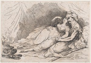 O Amor no Oriente de Thomas Rowlandson