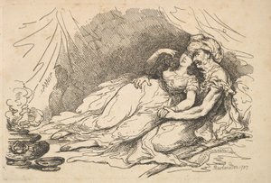 Amor no Oriente, 1787. de Thomas Rowlandson
