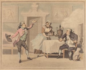 Gerente e Despejador de Thomas Rowlandson