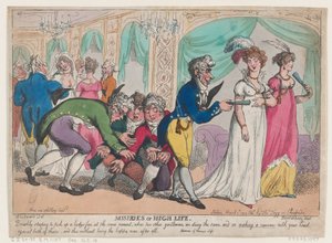 Misérias da Vida Alta, 1 de Março de 1808., 1 de Março de 1808. de Thomas Rowlandson