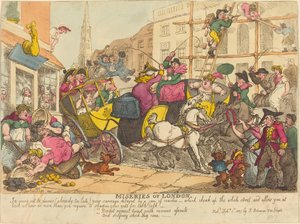 Misérias de Londres de Thomas Rowlandson