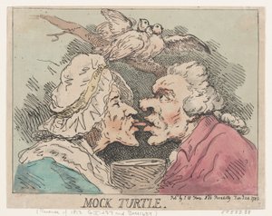 Tartaruga Falsa, 24 de janeiro de 1785., 24 de janeiro de 1785. de Thomas Rowlandson