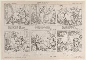 Minha Esposa!, 16 de novembro de 1815., 16 de novembro de 1815. de Thomas Rowlandson