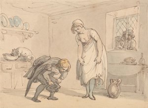 Sapatos novos de Thomas Rowlandson