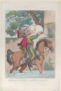 Ninguém Mas os Bravos Merecem a Feira, 1813., 1813. de Thomas Rowlandson