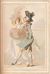 Q velho ou Debauchee desgastado, c1790, 1902 de Thomas Rowlandson