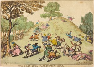 One Tree Hill, Greenwich Park de Thomas Rowlandson
