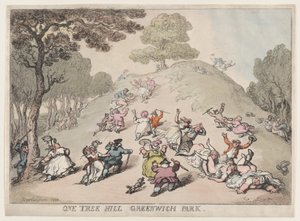 One Tree Hill, Greenwich Park, 1802., 1802. de Thomas Rowlandson