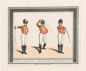 Meio cabide externo, guarda pendurada, meio cabide interno, 1º de setembro de 1798., 1º de setembro de 1798. de Thomas Rowlandson