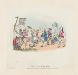 Pont Neuf, Paris, 1 de Maio de 1803., 1 de Maio de 1803. de Thomas Rowlandson