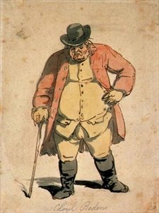 Retrato de Joseph Boden, c.1806-11 (aquarela, caneta e tinta sobre papel) de Thomas Rowlandson