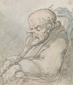 Retrato de um homem idoso de Thomas Rowlandson