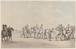 Preparação para a corrida de Thomas Rowlandson