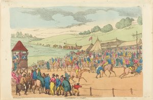 Preparando-se para começar de Thomas Rowlandson