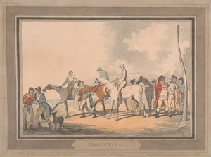 Corridas [conjunto de seis]:  3. Montagem de Thomas Rowlandson