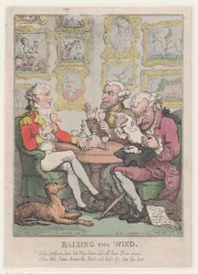 Aumentando o Vento, 1805-12., 1805-12. de Thomas Rowlandson