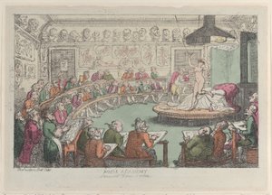 Royal Academy, Somerset House, Londres, 1801-11., 1801-11. de Thomas Rowlandson