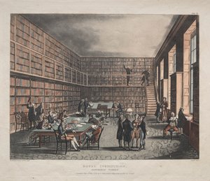 Instituição Real, Rua Albemarle de Thomas Rowlandson