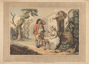 Cortejo rústico de Thomas Rowlandson