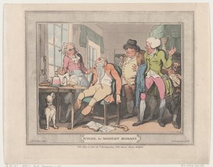 School for Modern Romans, 10 de maio de 1802., 10 de maio de 1802. de Thomas Rowlandson