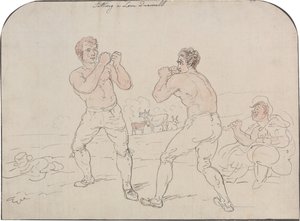 Resolver uma discussão amorosa de Thomas Rowlandson