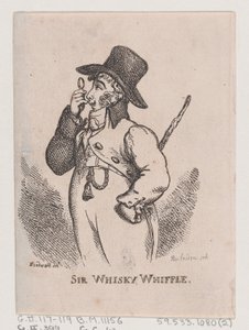 Sir Whiskey Whiffle, abril de 1808., abril de 1808. de Thomas Rowlandson