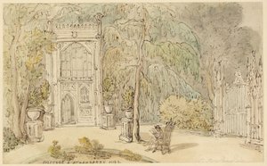 Solidão em Strawberry Hill de Thomas Rowlandson