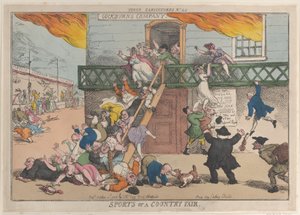 Sports of a Country Fair, 5 de outubro de 1810., 5 de outubro de 1810. de Thomas Rowlandson