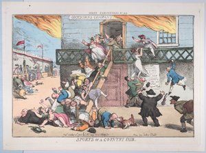 Sports of a Country Fair, 5 de outubro de 1810., 5 de outubro de 1810. de Thomas Rowlandson
