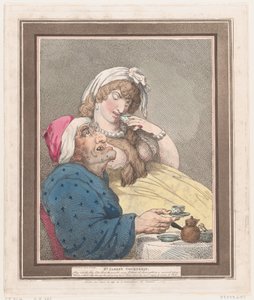 Namoro de St James, 10 de abril de 1799., 10 de abril de 1799. de Thomas Rowlandson