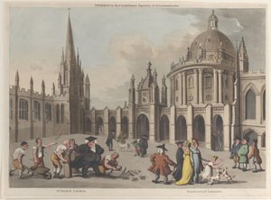 Igreja de Santa Maria, Biblioteca Radclivian, 31 de outubro de 1811., 31 de outubro de 1811. de Thomas Rowlandson