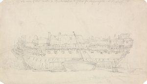 Estudo de um Hulk de Thomas Rowlandson