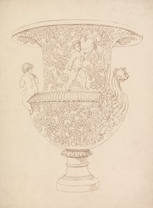 Estudo de um vaso de Thomas Rowlandson