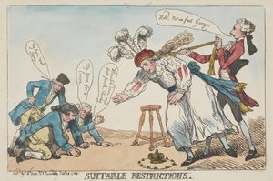 Restrições adequadas de Thomas Rowlandson