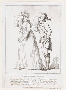 Amantes simpáticos, 6 de fevereiro de 1797., 6 de fevereiro de 1797. de Thomas Rowlandson