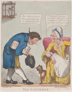 Tax Gatherer, 30 de Agosto de 1799., 30 de Agosto de 1799. de Thomas Rowlandson