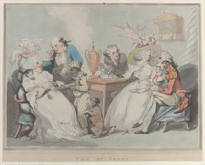 Chá em terra, 1785-94., 1785-94. de Thomas Rowlandson